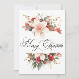 Frohe Weihnachtskalligrafie Aquarellfarben Feiertagskarte
