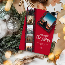 Frohe Weihnachtskamera Roll 6 Foto Collage