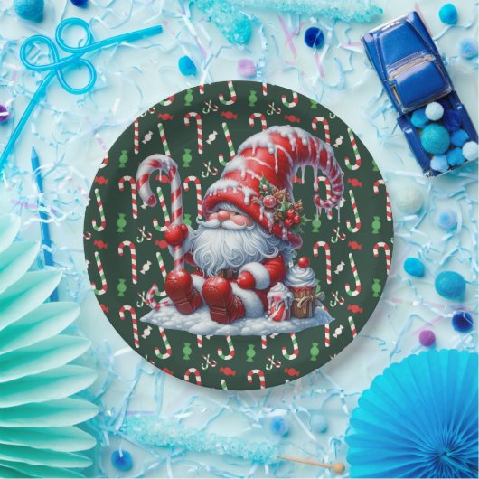 Frohe Weihnachtskandy Pappteller (Party)