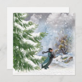 Frohe Weihnachtskarte (Vorne/Hinten)