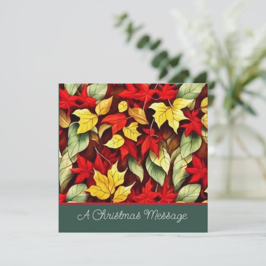 Frohe Weihnachtskarte (Stehend Vorderseite)