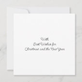 Frohe Weihnachtskarte (Rückseite)