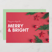 Frohe Weihnachtskarte (Vorne/Hinten)