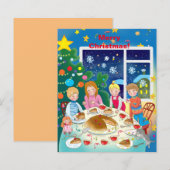 Frohe Weihnachtskarte (Vorne/Hinten)