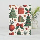 Frohe Weihnachtskarte 2 Feiertagskarte (Stehend Vorderseite)