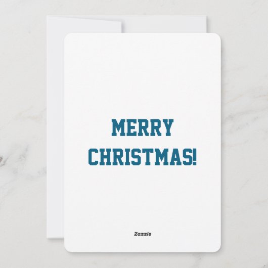 Frohe Weihnachtskarte Bauble Feiertagskarte (Rückseite)