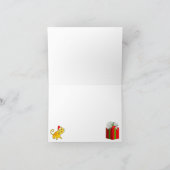 Frohe Weihnachtskarte Cat Geschenkboxen Feiertagskarte (Innenseite)