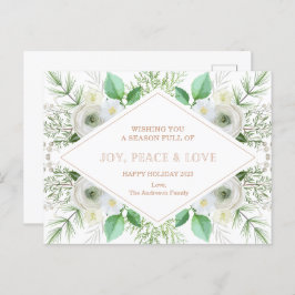 Frohe Weihnachtskarte Custom Christmas Postcard Feiertagspostkarte