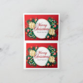 Frohe Weihnachtskarte Dankeskarte (Innenseite)