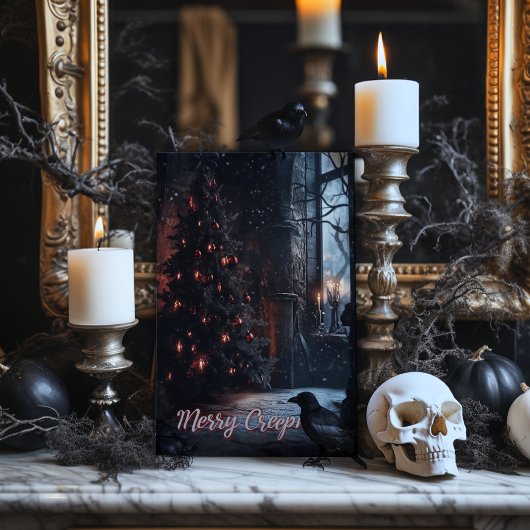 Frohe Weihnachtskarte Dankeskarte