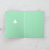 Frohe Weihnachtskarte Dankeskarte (Innenseite)