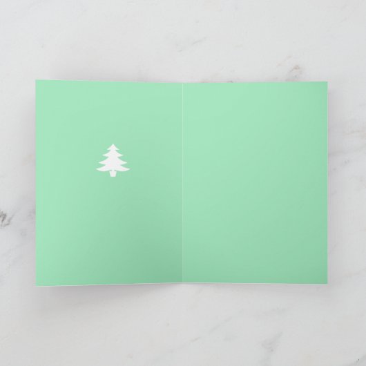 Frohe Weihnachtskarte Dankeskarte (Innenseite)