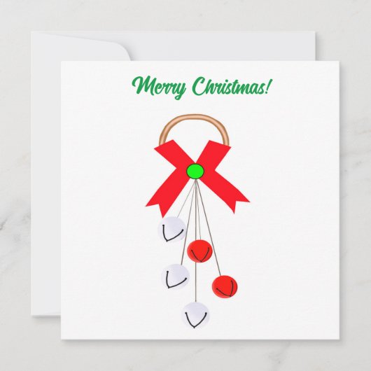 Frohe Weihnachtskarte Einladung (Vorderseite)