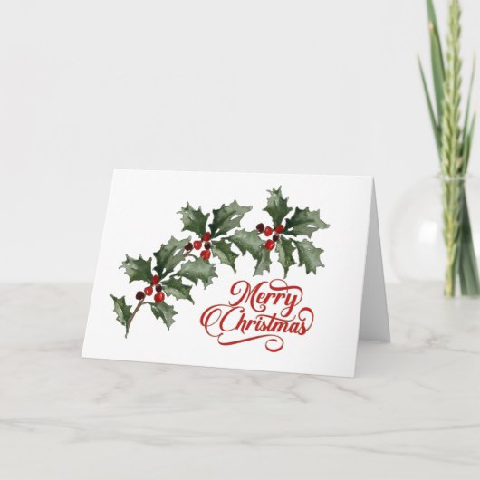 Frohe Weihnachtskarte Einladung (Vorderseite)