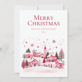 Frohe Weihnachtskarte Einladung