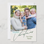 Frohe Weihnachtskarte Einladung (Vorderseite)