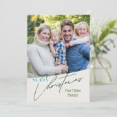 Frohe Weihnachtskarte Einladung (Stehend Vorderseite)