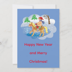 Frohe Weihnachtskarte. Einladung