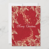 Frohe Weihnachtskarte Einladung (Vorderseite)