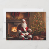 Frohe Weihnachtskarte – Elegant & Festlich Feiertagskarte (Rückseite)