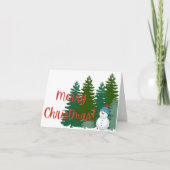 Frohe Weihnachtskarte Feiertagskarte (Vorderseite)