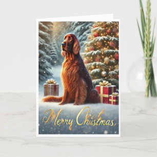 Frohe Weihnachtskarte Feiertagskarte