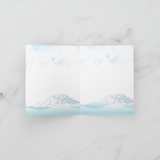 Frohe Weihnachtskarte Feiertagskarte (Innenseite)