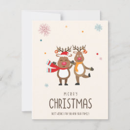 Frohe Weihnachtskarte Feiertagskarte