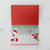 Frohe Weihnachtskarte Feiertagskarte (Innenseite)