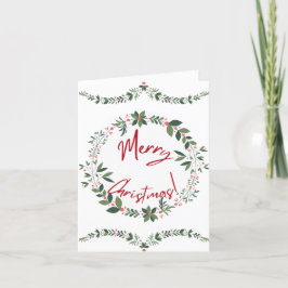 Frohe Weihnachtskarte Feiertagskarte