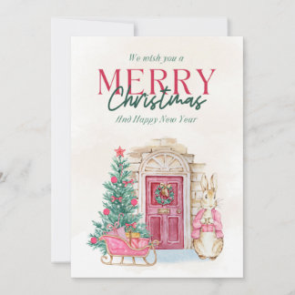 Frohe Weihnachtskarte Feiertagskarte