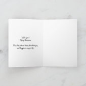 Frohe Weihnachtskarte Feiertagskarte (Innenseite)