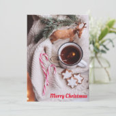 Frohe Weihnachtskarte Feiertagskarte (Stehend Vorderseite)