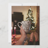 Frohe Weihnachtskarte Feiertagskarte (Rückseite)