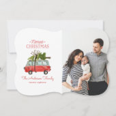 Frohe Weihnachtskarte Feiertagskarte (Vorderseite)