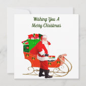 Frohe Weihnachtskarte Feiertagskarte (Vorderseite)