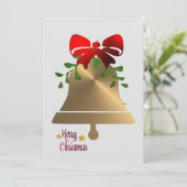 Frohe Weihnachtskarte Feiertagskarte (Stehend Vorderseite)