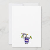 Frohe Weihnachtskarte Feiertagskarte (Rückseite)