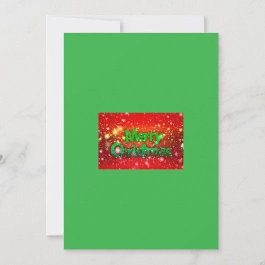 Frohe Weihnachtskarte Feiertagskarte (Vorderseite)