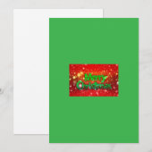 Frohe Weihnachtskarte Feiertagskarte (Vorne/Hinten)