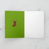 Frohe Weihnachtskarte Feiertagskarte (Innenseite)