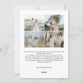 Frohe Weihnachtskarte Feiertagskarte (Rückseite)