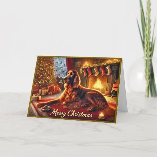 Frohe Weihnachtskarte Feiertagskarte (Vorderseite)