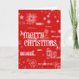 Frohe Weihnachtskarte Feiertagskarte