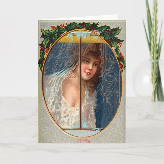 Frohe Weihnachtskarte Feiertagskarte (Vorderseite)