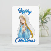 Frohe Weihnachtskarte Feiertagskarte (Stehend Vorderseite)