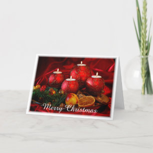Frohe Weihnachtskarte Feiertagskarte