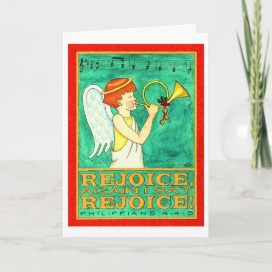 Frohe Weihnachtskarte Feiertagskarte (Vorderseite)