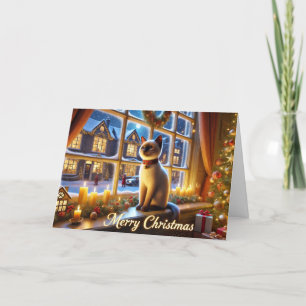 Frohe Weihnachtskarte Feiertagskarte
