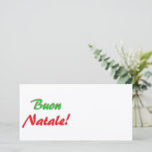 Frohe Weihnachtskarte Feiertagskarte (Stehend Vorderseite)